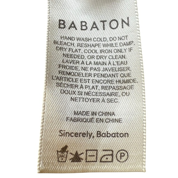 Aritzia Babaton Sculpt Knit Criss Cross Cropped Tank Sz XS Beige Going Out Top - Picture 8 of 8